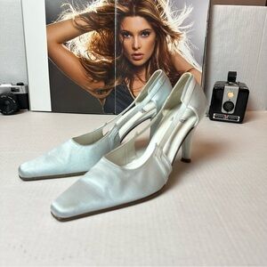 Versani Light Blue Italian Heels | Size 10 | Y2K Glamourata